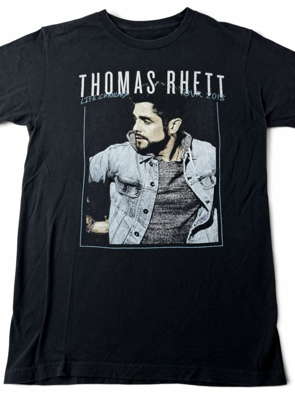 thomas rhett 2018 life changes tour concert t shirt black country music tee